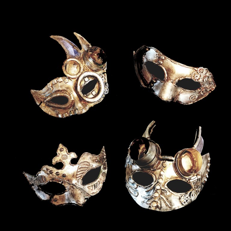 steampunk masks montage